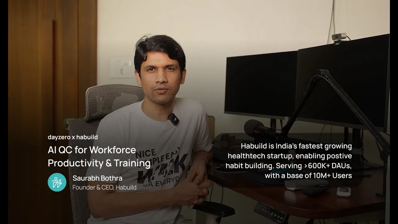 Dayzero x Habuild - AI QC for Workforce Productivity & Training